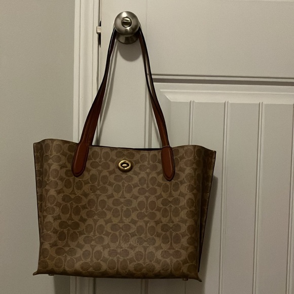 Coach Willow Canvas Tote Bag - Picture 7 of 14